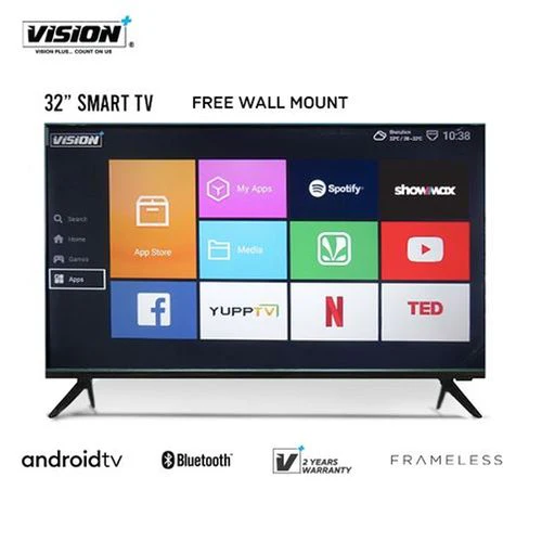 Vision Plus 32 Inches HD Frameless Smart TV Price in Kenya