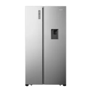 Key Highlights 518L Massive Net Capacity – Split into a 334L fridge and 184L freezer, providing professional-grade storage for large households. Non-Plumbed Water Dispenser – Features a 2-liter internal water tank that provides chilled water through the door without the need for a direct water line connection. Total No Frost Technology – Advanced air circulation prevents ice build-up in both the fridge and freezer, ending the need for manual defrosting. Multi Air Flow System – Multiple air vents on every shelf level ensure a constant, uniform temperature throughout the entire 518-liter cavity. Super Cool & Super Freeze Functions – Rapidly drops the temperature to lock in the nutrients and flavors of fresh groceries and meats. Electronic Touch Control – An external LED display that allows you to adjust temperatures and modes (like Holiday Mode) without opening the door. A+ Energy Efficiency – Optimized power consumption that saves up to 22% more energy compared to standard A-class refrigerators. Bright LED Lighting – Energy-efficient lights positioned in both the fridge and freezer compartments for maximum visibility. 90° Door Opening Design – Specially engineered hinges allow drawers to be fully extended even when the doors are opened at just 90 degrees. 10-Year Compressor Warranty – Long-term peace of mind with a decade-long guarantee on the high-efficiency inverter heart of the fridge.