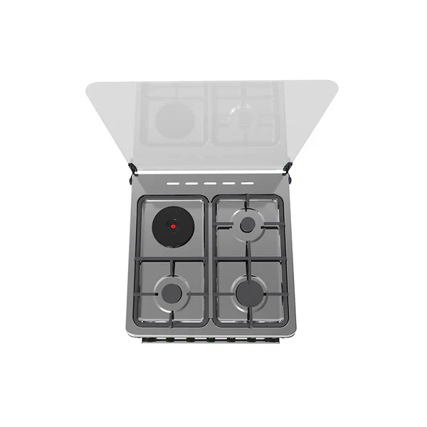 Syinix Standing Cooker Gas Cooker with Electric Oven 3 Gas Burners 1 Hot Plate 60 cm*60 cm Q60GC2 - Image 2