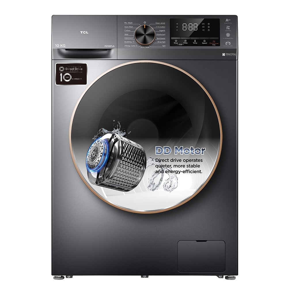 TCL 10Kg/6Kg Wash & Dry C2110WDG Washing Machine Price in Kenya