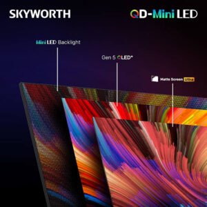 SKYWORTH 55" 4K Nexo QD-Mini LED Google TV X6600H Price in Kenya.
